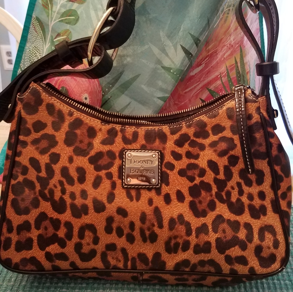 Dooney and Bourke leopard hobo